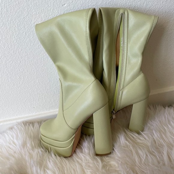 Knee High Platform Gogo Boots - Picture 3 of 9